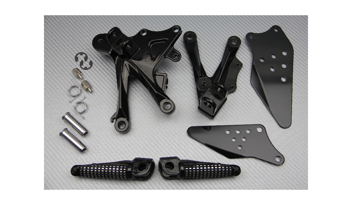 Platines Repose Pieds Avant Kawasaki Zx R