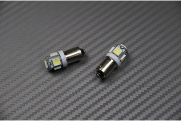 Pareja de Bombillas LED para luces de posición - casquillo pequeño BA9S