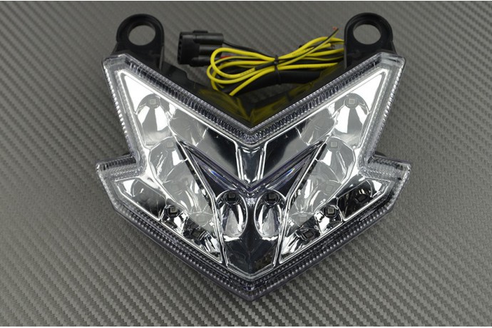 Fanale Posteriore LED Integrato Per Moto Kawasaki Ninja ZX-6R / Z750S (2003-2004)