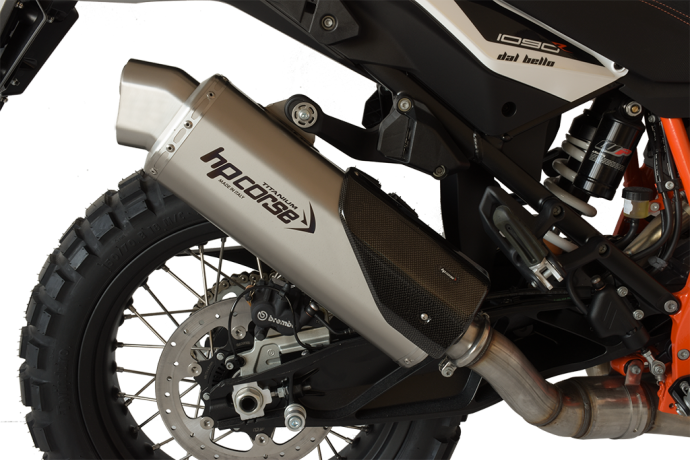 Slip On Auspuffanlage Hp Corse Ktm Super Adventure 1290 R 2017 2019 Avdb Moto L Accessoire A Prix Motard