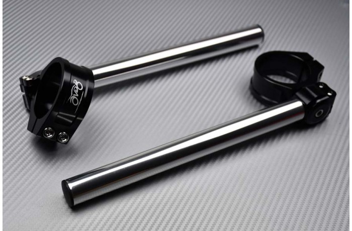 Paire De Bracelets De Guidon Alu 43mm Pour Buell M2 Cyclone 1997-2002 - Standard, Neuf Sous Emballage