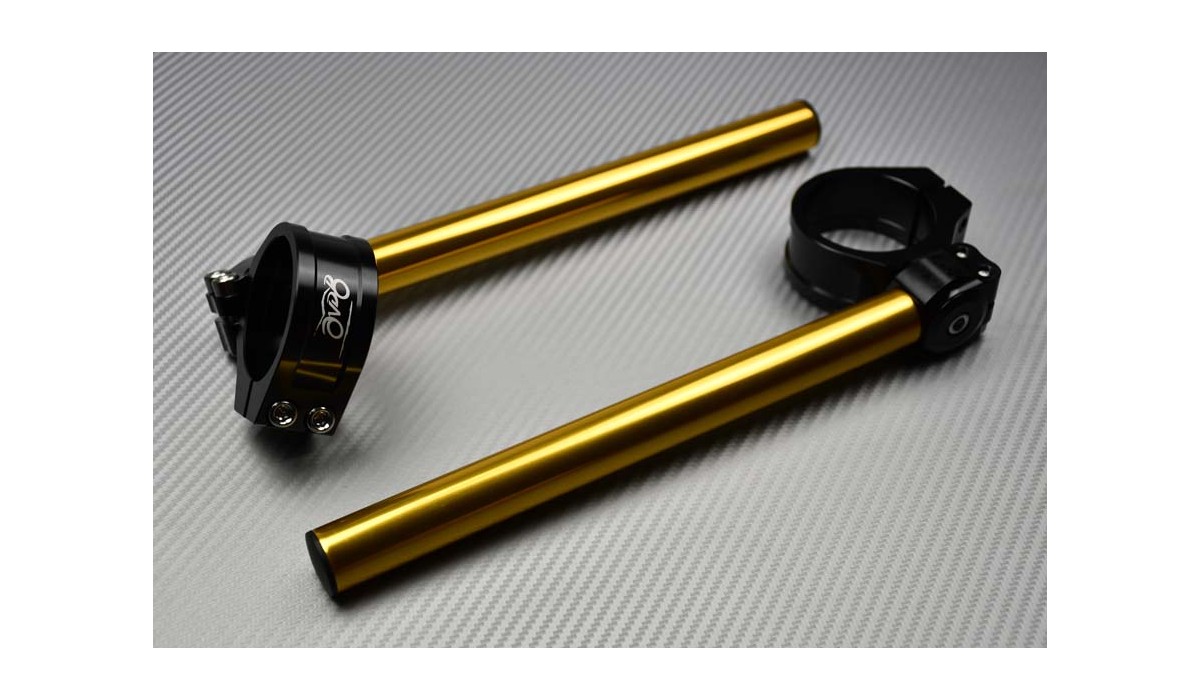 360° Adjustable AVDB Clip Ons handlebars 54mm 7 Colors BUELL X1 LIGHTNING - Picture 20 of 63