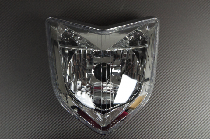 AVDB-moto Faro Anteriore Completo | Compatibile Con Yamaha Fazer 1000 N E FZ1 N (2006-2015)
