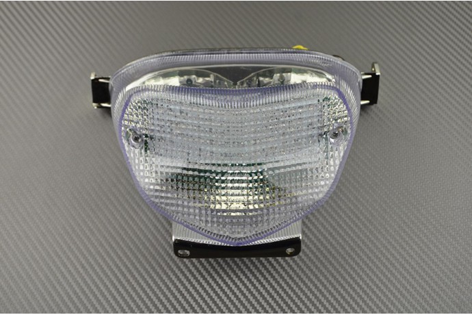 TOOGOO Fanale Posteriore Un LED per Fumo di Moto con Indicatori di Direzione Integrati per 2008-2013 GSXR 600 750/2008-2013 GSXR 1000 