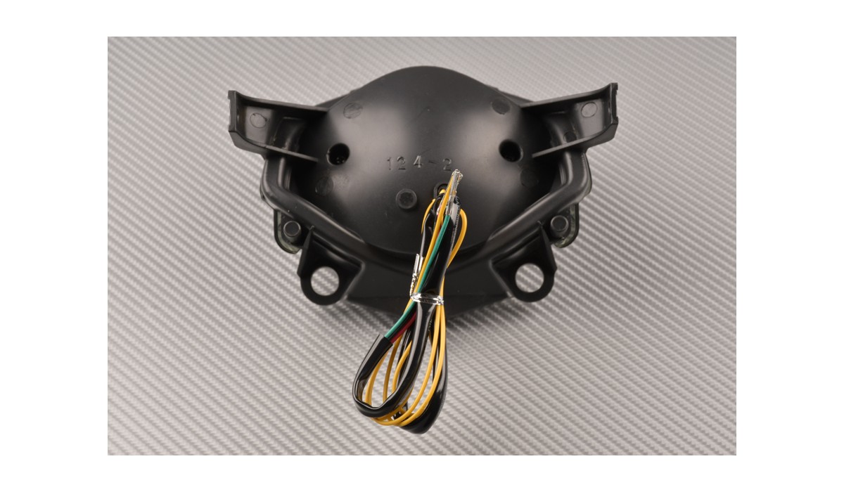 Topzone Fanale Posteriore LED Con Frecce Integrate Per Honda CBR600F3 1997-1998 – Lenti Fumé - 4