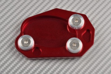 Anodised aluminum sidestand foot enlarger for many KAWASAKI