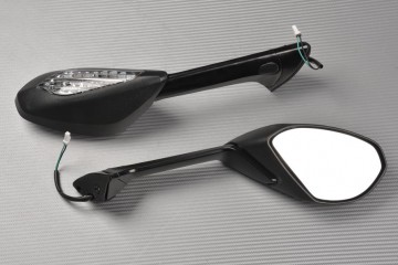 Pair of Aftermarket Rearview Mirrors with Integrated Turn Signals DUCATI PANIGALE 899 / 1199