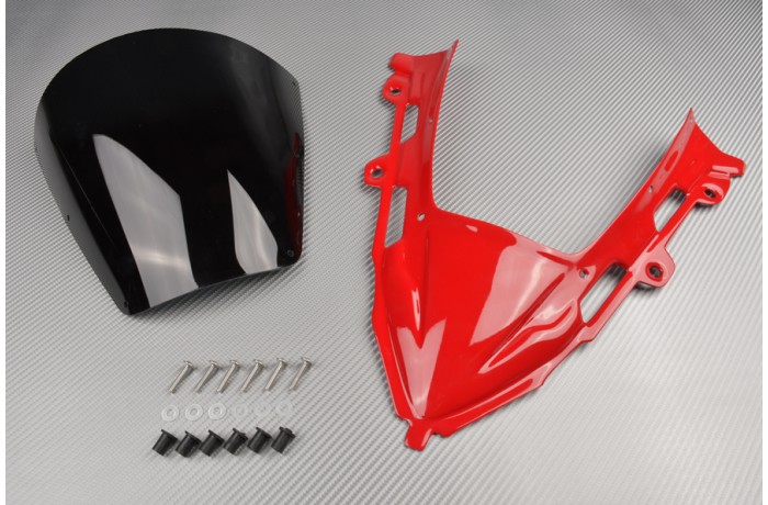 Cúpula en Policarbonato racing / parte de cúpula + parte de carenado frontal HONDA CBR 650 R 2019 - 2023