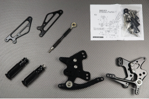 Pedane arretrate regolabili KAWASAKI Z1000 / R / Z1000SX / NINJA 1000 SX 2010 - 2024