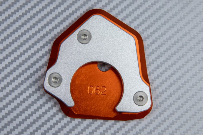 Anodised aluminum sidestand foot enlarger KTM DUKE / Adventure / RC 125 200 390 2017 - 2021