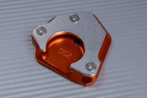 Anodised aluminum sidestand foot enlarger KTM DUKE / Adventure / RC 125 200 390 2017 - 2021