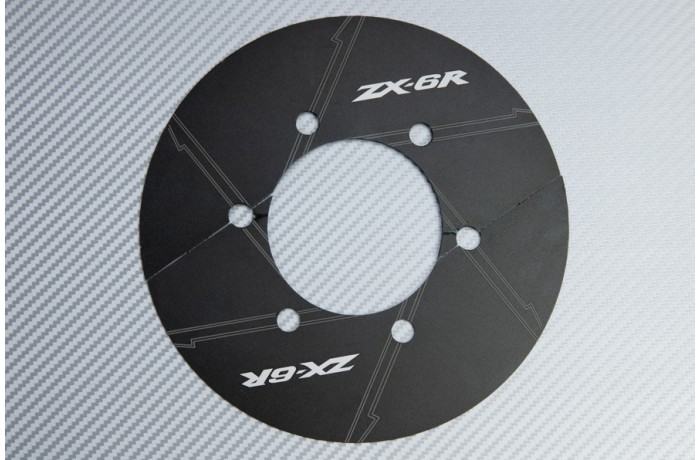Cache Couronne en aluminium anodisé KAWASAKI ZX6R 2005 - 2021