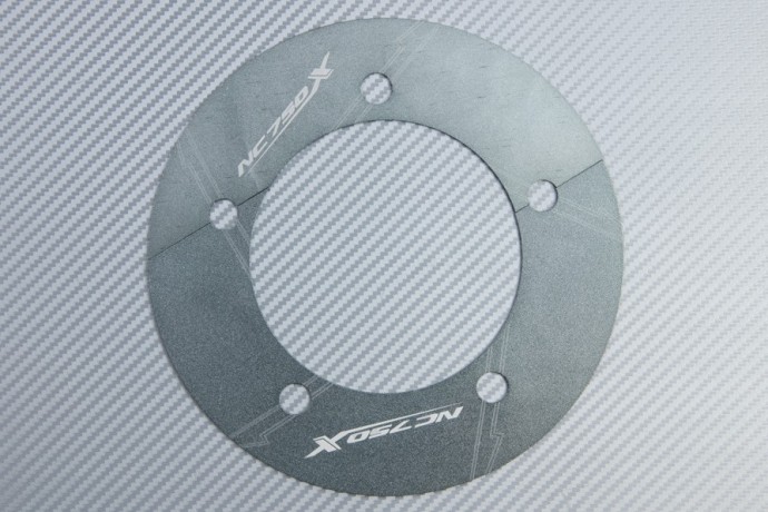 Transmission belt cover in anodised aluminum HONDA NC 750X 2014 - 2021