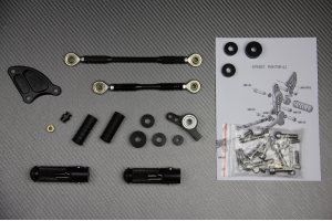 Estriberas retrasadas regulables DUCATI STREETFIGHTER 848 / 1098 / S 2009 - 2015