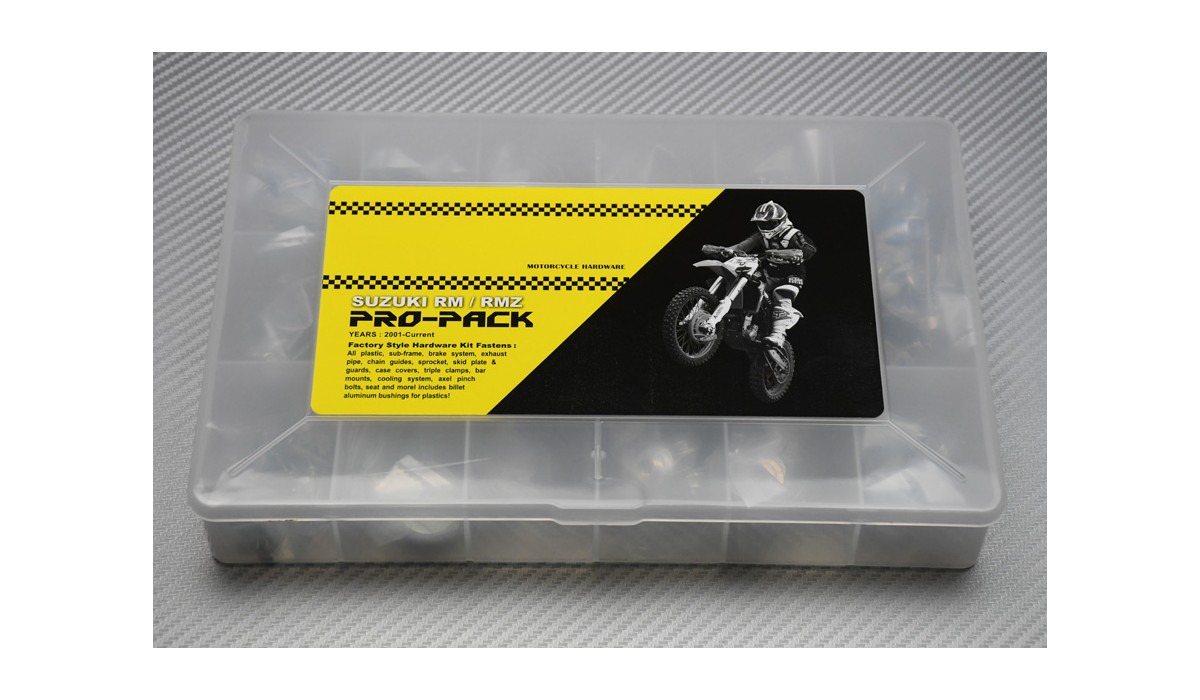 Juego De Tornilleria Cross Completos Suzuki Rm Rmz Dr Drz 80 85 125 250 350 450 650 Avdb Moto L Accessoire A Prix Motard