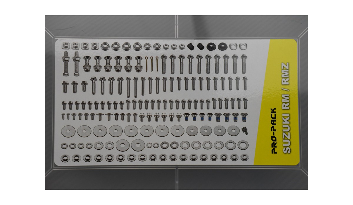 Juego De Tornilleria Cross Completos Suzuki Rm Rmz Dr Drz 80 85 125 250 350 450 650 Avdb Moto L Accessoire A Prix Motard