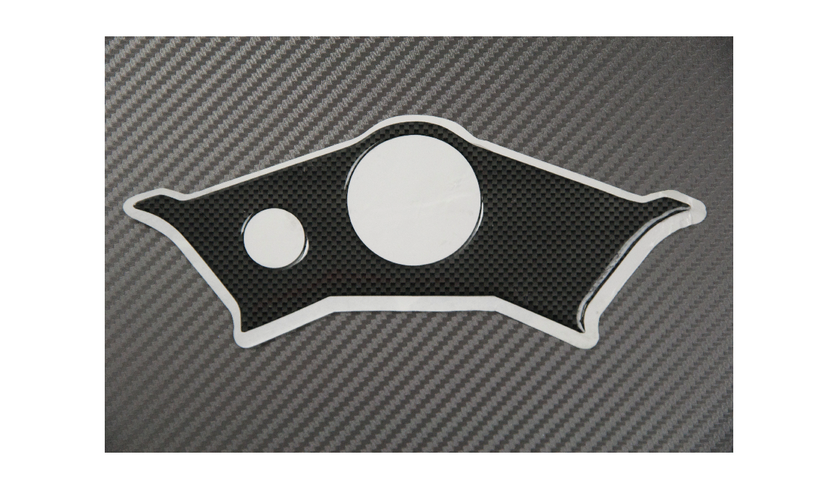 Adesivi 3D Resina Per Protezione Piastra Forcella Moto – Compatibili Con YAMAHA R6 (dal 2017) – Labelbike Made In Italy