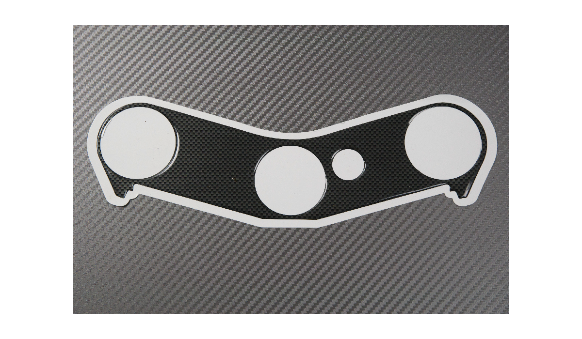 KIT ADESIVI in gel 3D CARBON LOOK per MOTO compatibili YAMAHA YZF R1 2004 - 2006