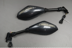 Pareja de Retrovisores con intermitentes integrados "universales" para Roadsters