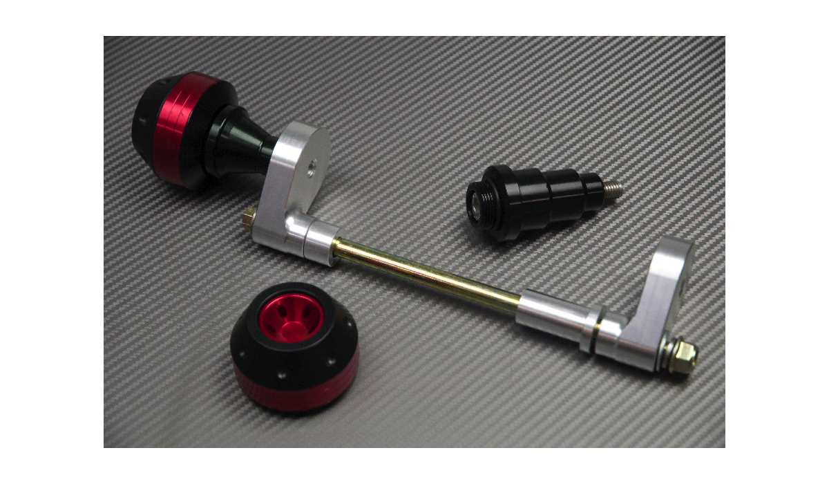 Pair of Frame Sliders / Crash Pads for KTM DUKE 125 200 390