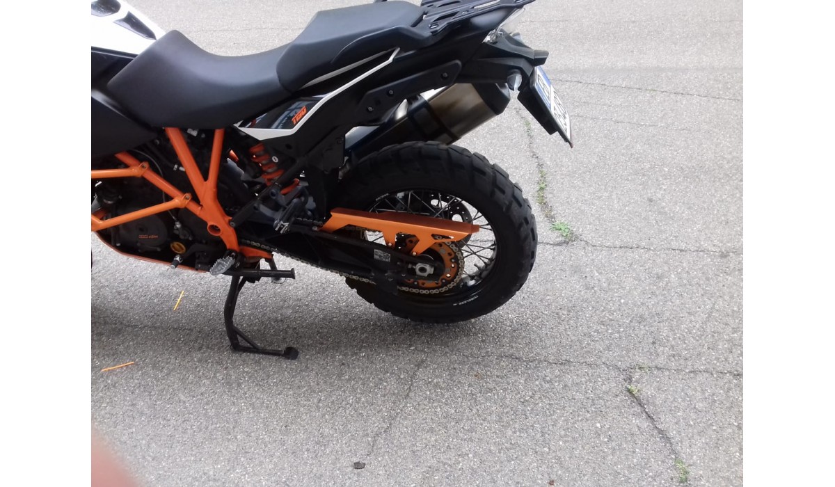Eloxierte Aluminium-Kettenschutz KTM ADVENTURE 1050 1190 1290 - AVDB