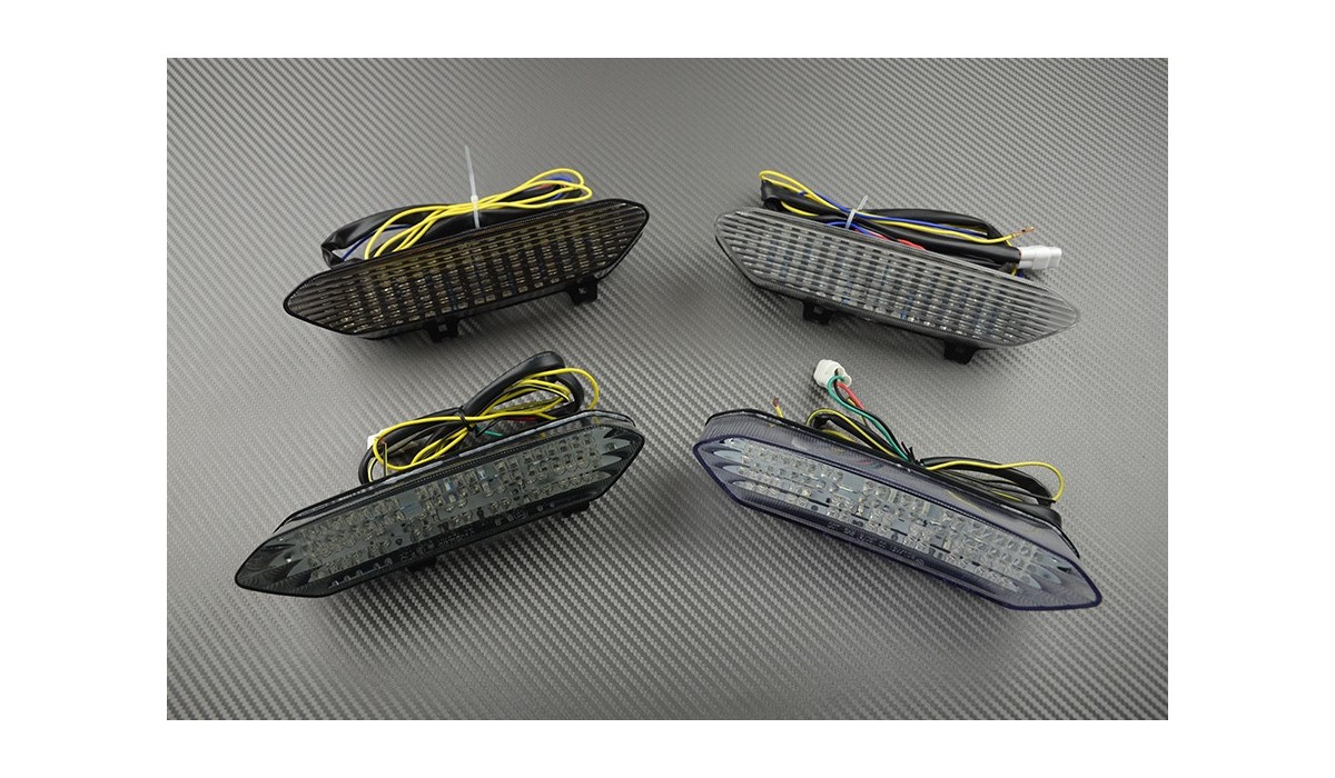 Feu arrière stop à LED fumé clignotants intégrés Yamaha Raptor 700 2011-2015 