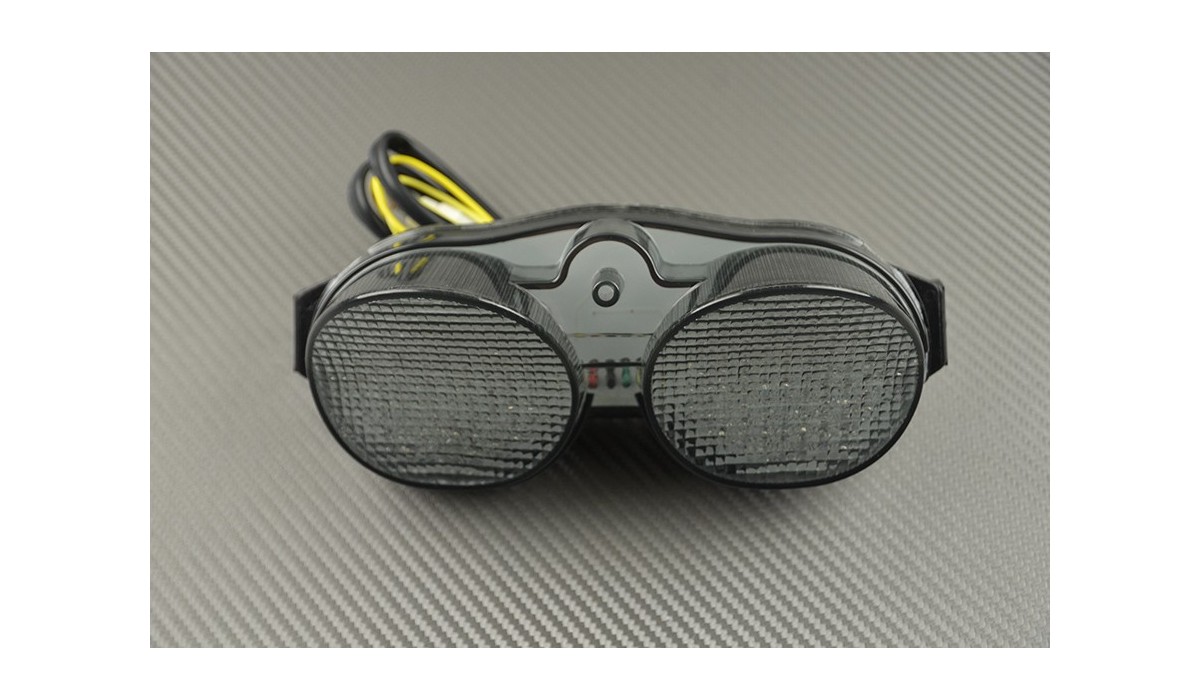 Fanale posteriore a LED WFO con indicatori di direzione integrati compatibile con Yamaha XT660X / XT660R 2004-2015 / YZF-R1 2004-2006 | Moto Discovery