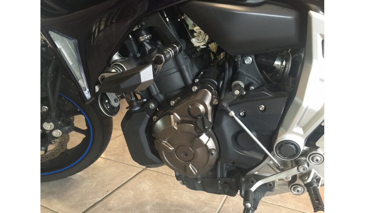 Protezioni Paratelaio Per Yamaha MT-07 2014-2024 - Tamponi Anticaduta In Alluminio - Foto 4
