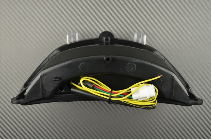 Bright2wheels LED Tail Light With Integrated Signals For Yamaha Vmax & Virago Models