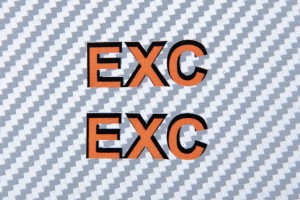 Aufkleber Sticker EXC