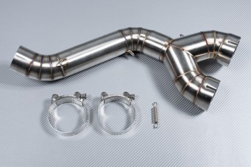Tube intermédiaire / Y Pipe décatalyseur échappement BMW S1000RR 2010 - 2014