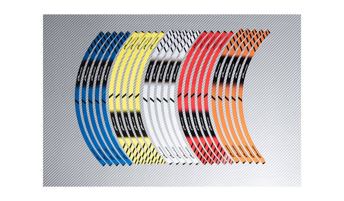 NASTRO ADESIVO STRISCE GIALLO FLUORESCENTE RUOTE CERCHI AUTO MOTO Chaft 7 Mm - Foto 8