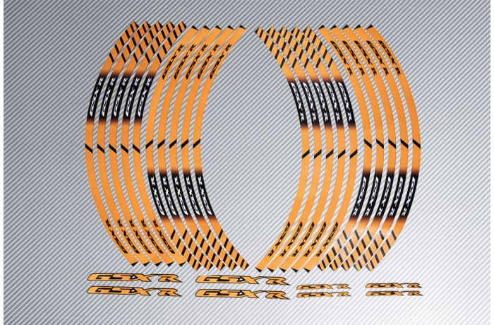 Strisce nastro adesivo racing per cerchio ruota SUZUKI GSXR