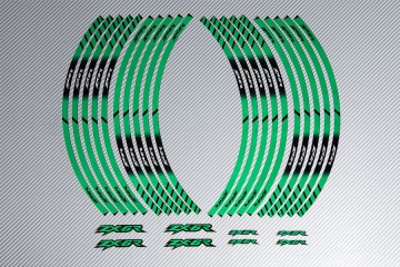 Strisce nastro adesivo racing per cerchio ruota KAWASAKI ZX6R