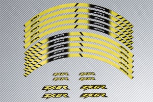 Strisce nastro adesivo racing per cerchio ruota KAWASAKI ZX6R