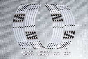 Strisce nastro adesivo racing per cerchio ruota KAWASAKI ZZR