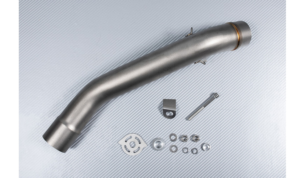 DOMINATOR Exhaust Silencer Muffler ST For Kawasaki Z750 2004-2006 - Stainless Steel, Satin Finish
