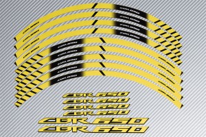 Racing Klebstoff-Felge-Rad-Streifen HONDA CBR 650