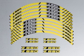 Racing Klebstoff-Felge-Rad-Streifen KAWASAKI Z650