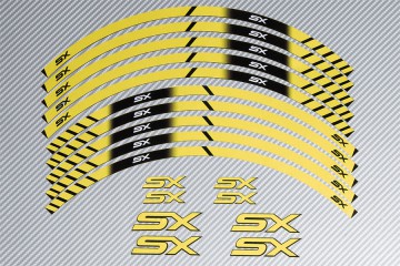 Liseret de jante racing KAWASAKI - Modèle SX