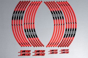 Stickers de llantas Racing YAMAHA - Modelo XJ6
