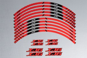 Stickers de llantas Racing YAMAHA - Modelo XJ6