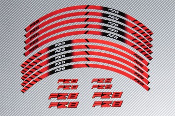 Racing Klebstoff-Felge-Rad-Streifen YAMAHA - Modell FZ8