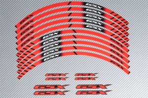 Stickers de llantas Racing SUZUKI - Modelo GSX