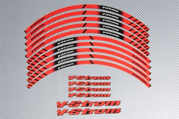Stickers de llantas Racing SUZUKI - Modelo VSTROM