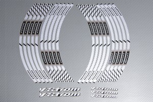 Stickers de llantas Racing SUZUKI - Modelo VSTROM