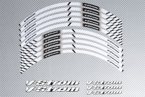 Stickers de llantas Racing SUZUKI - Modelo VSTROM