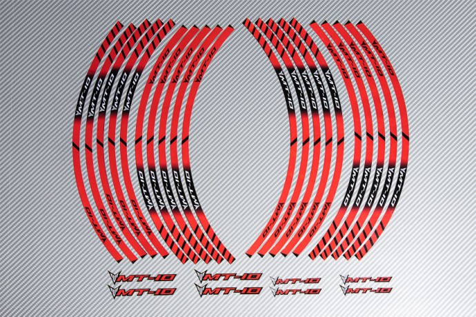 Stickers de llantas Racing YAMAHA - Modelo MT10