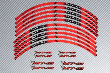 Stickers de llantas Racing YAMAHA - Modelo MT10