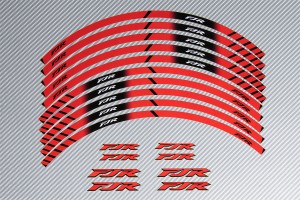 Strisce nastro adesivo racing per cerchio ruota YAMAHA - Modello FJR
